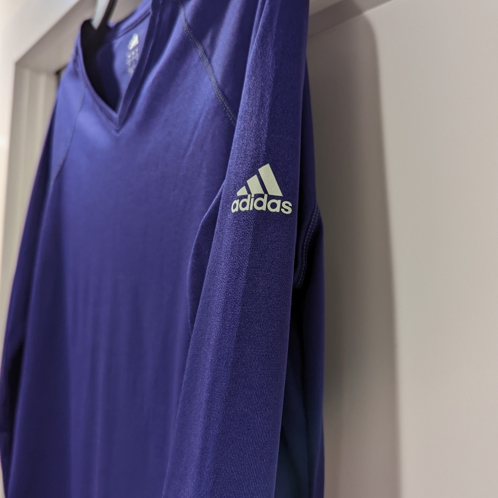ADIDAS Purple Long Sleeve Shirt - Picture 9 of 9